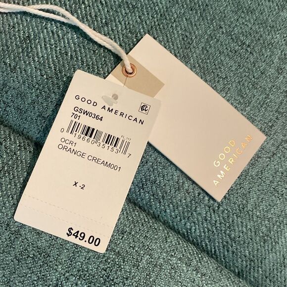 Good American Orange Cream Bikini Swim Bottoms - Picture 2 of 5